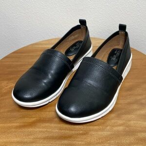EUROSOFT by Sofft WOMEN'S CANAN BLACK Slip On Loafers Size 7
